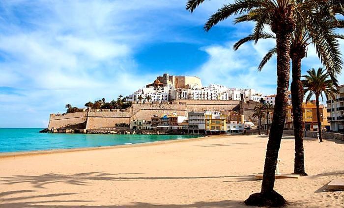 Апартаменти Atico Aqua Peniscola, 1ª Linea De Playa, Parking Y Piscina Екстер'єр фото