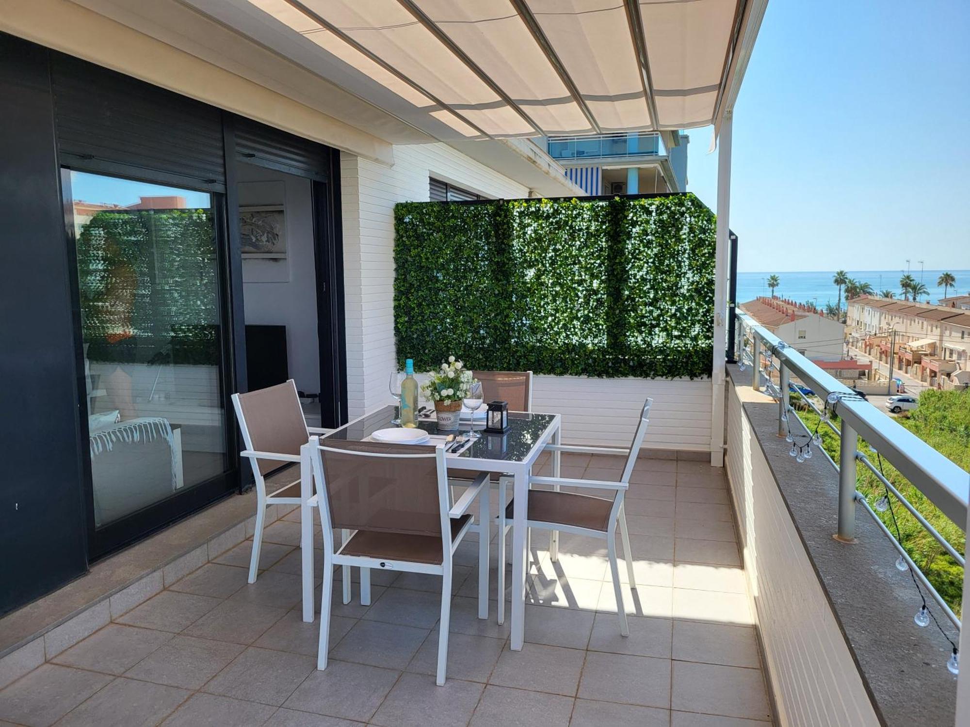 Апартаменти Atico Aqua Peniscola, 1ª Linea De Playa, Parking Y Piscina Екстер'єр фото